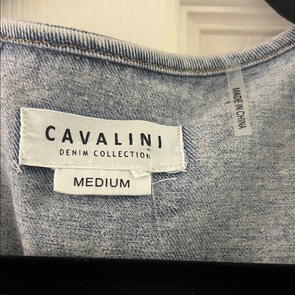 Cavalini Light Blue Denim Collection Top - Picture 2 of 3